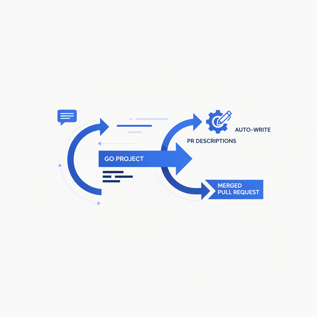 Tutorial: Auto-Writing PR Descriptions for Go Projects — illustration